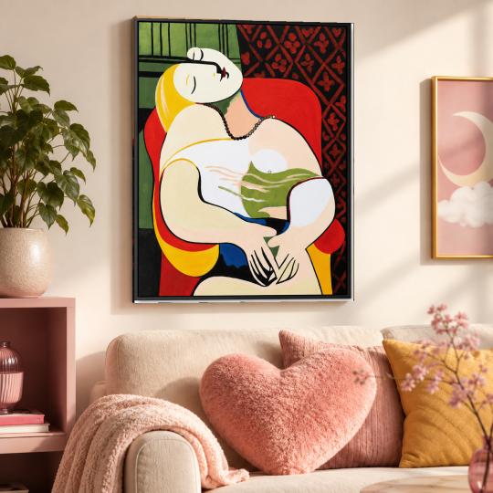 MALOWANIE PO NUMERACH Z RAMĄ Obrazy do malowania - Kobieta Kubizm 40x50 cm, zdjęcie 9