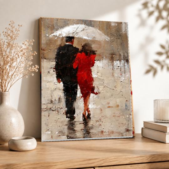 MALOWANIE PO NUMERACH Z RAMĄ Obrazy do malowania - Kroki we dwoje 40x50 cm, zdjęcie 8