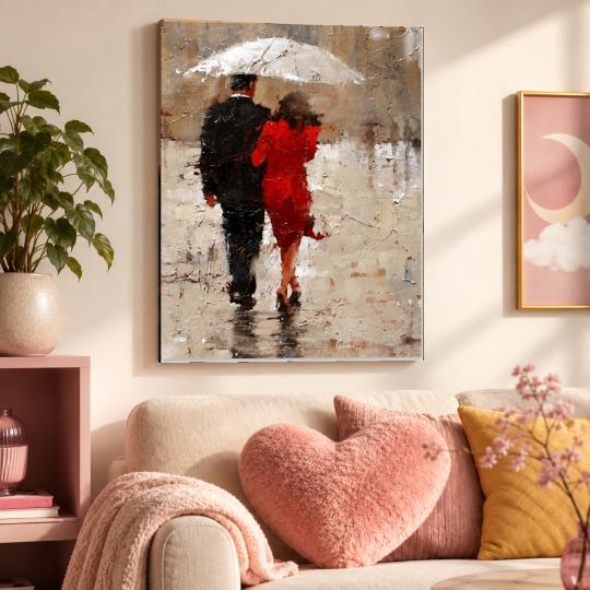 MALOWANIE PO NUMERACH Z RAMĄ Obrazy do malowania - Kroki we dwoje 40x50 cm, zdjęcie 9