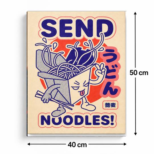 Paint by Numbers with Frame - Send Noodles 40x50 cm, photo 3