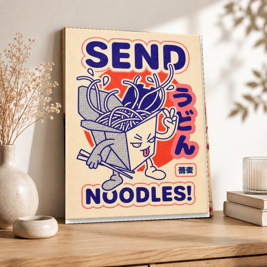 Paint by Numbers with Frame - Send Noodles 40x50 cm, photo 8