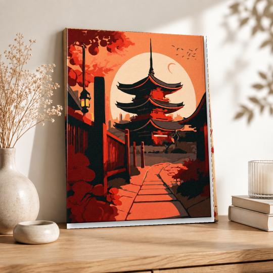 Paint by Numbers with Frame - Asian Landscape 40x50 cm, photo 8