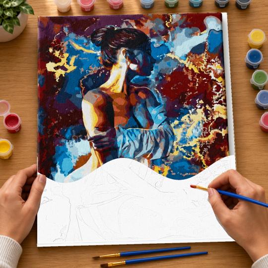 Paint by Numbers with Frame - In Golden Light 40x50 cm, photo 6
