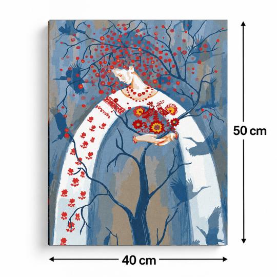Paint by Numbers with Frame - Tree of Life 40x50 cm, photo 3
