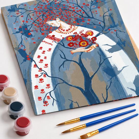 Paint by Numbers with Frame - Tree of Life 40x50 cm, photo 4