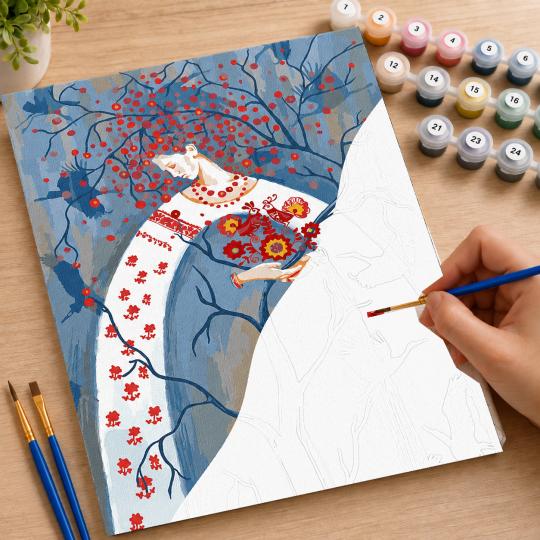 Paint by Numbers with Frame - Tree of Life 40x50 cm, photo 7