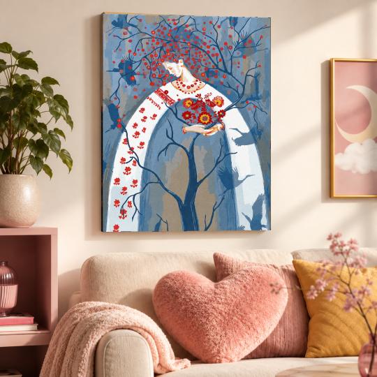 Paint by Numbers with Frame - Tree of Life 40x50 cm, photo 9