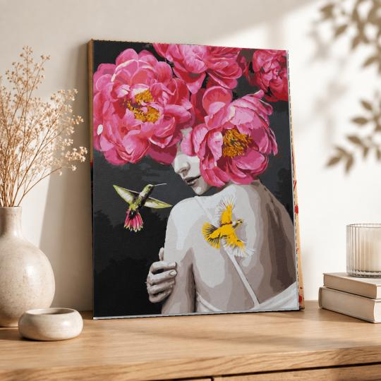 Paint by Numbers with Frame - Lady's Fantasy 40x50 cm, photo 8