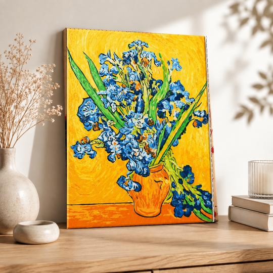 Paint by Numbers with Frame - Vase with Irises 40x50 cm, photo 8