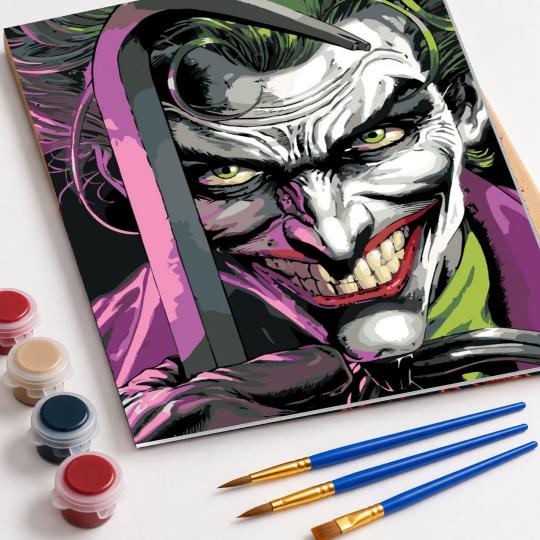 Paint by Numbers with Frame - Joker with a Crowbar 40x50 cm, photo 4