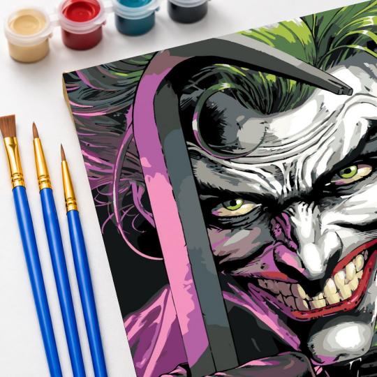 Paint by Numbers with Frame - Joker with a Crowbar 40x50 cm, photo 5
