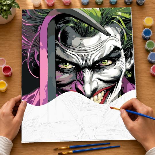 Paint by Numbers with Frame - Joker with a Crowbar 40x50 cm, photo 6