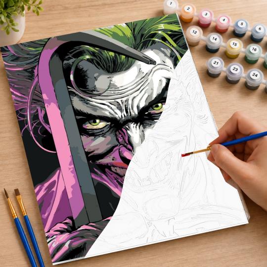 Paint by Numbers with Frame - Joker with a Crowbar 40x50 cm, photo 7