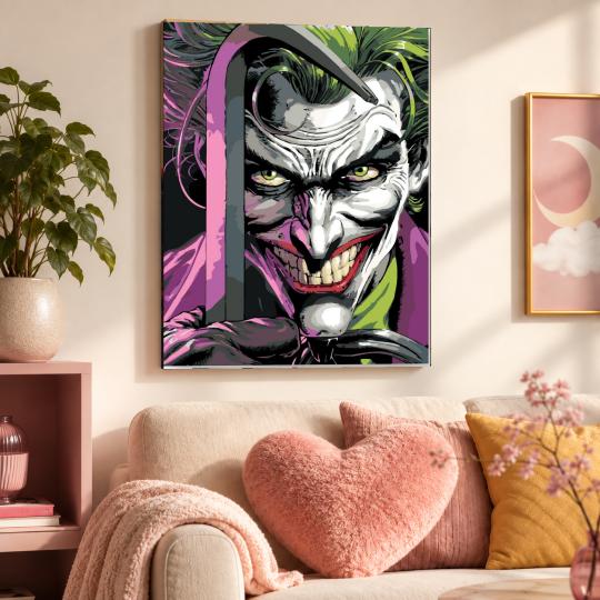 Paint by Numbers with Frame - Joker with a Crowbar 40x50 cm, photo 9