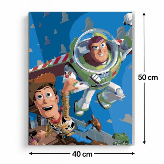 Paint by Numbers with Frame - Toy Story 40x50 cm, photo 3