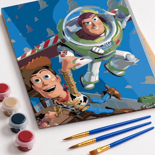 Paint by Numbers with Frame - Toy Story 40x50 cm, photo 4