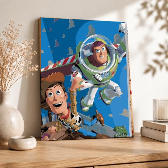 Paint by Numbers with Frame - Toy Story 40x50 cm, photo 8