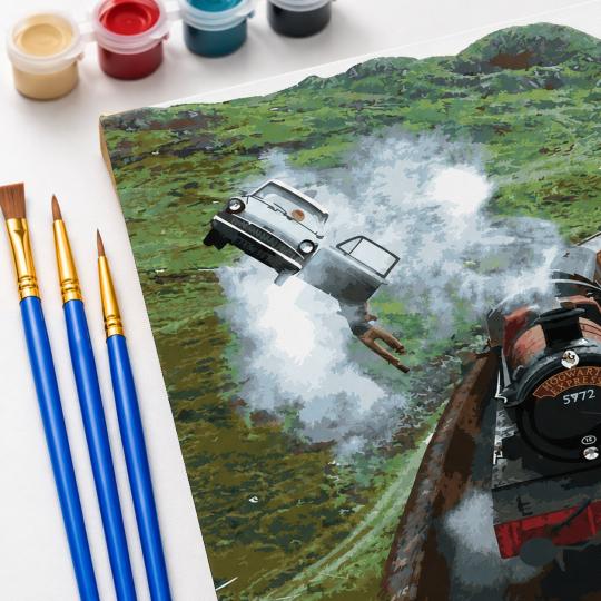 Paint by Numbers - Harry Potter's Flying Car 40x50cm, photo 5