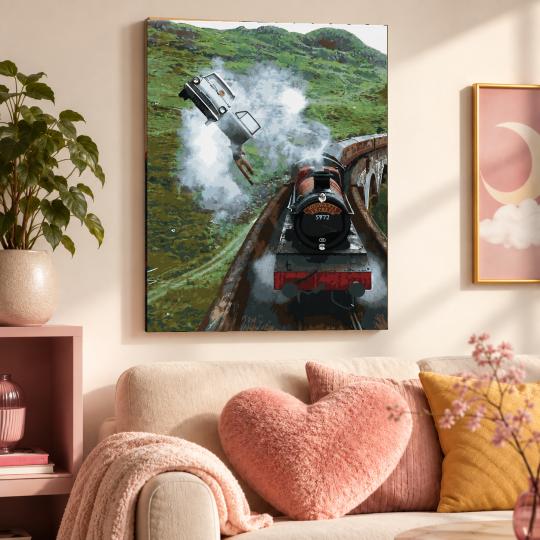 Paint by Numbers - Harry Potter's Flying Car 40x50cm, photo 9
