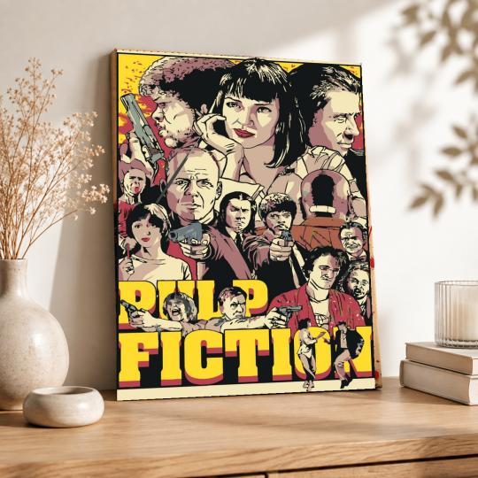 Paint by Numbers with Frame - Pulp Fiction 40x50 cm, photo 8