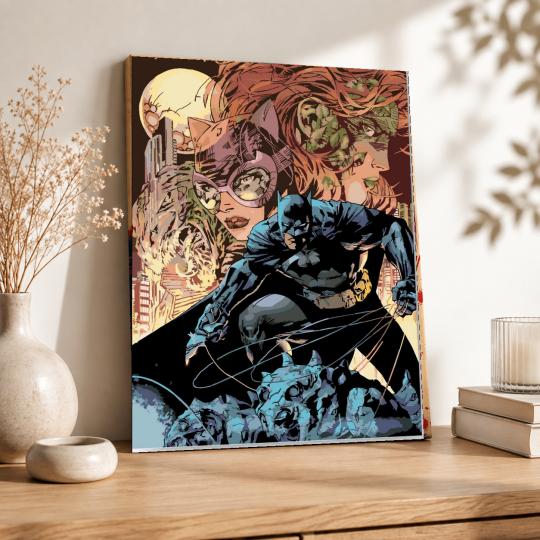 Paint by Numbers with Frame - Nights in Gotham 40x50 cm, photo 8