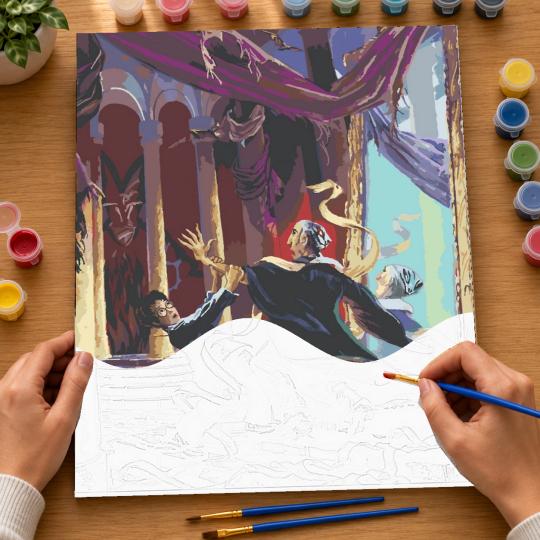 Paint by Numbers - Harry Potter Voldemort 40x50cm, photo 6