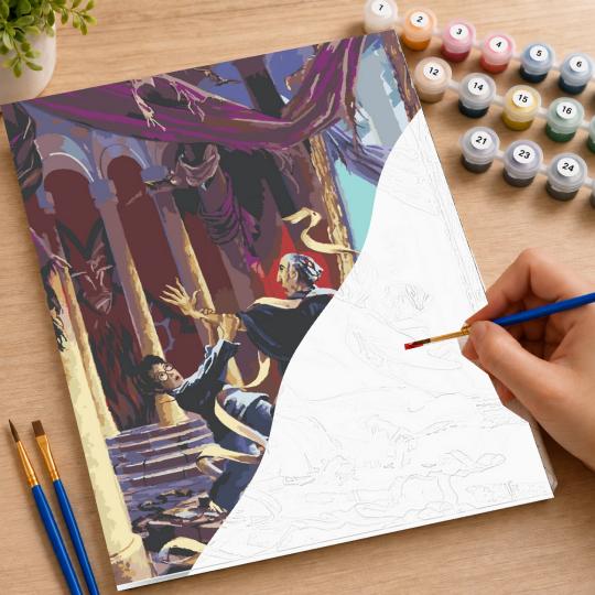 Paint by Numbers - Harry Potter Voldemort 40x50cm, photo 7
