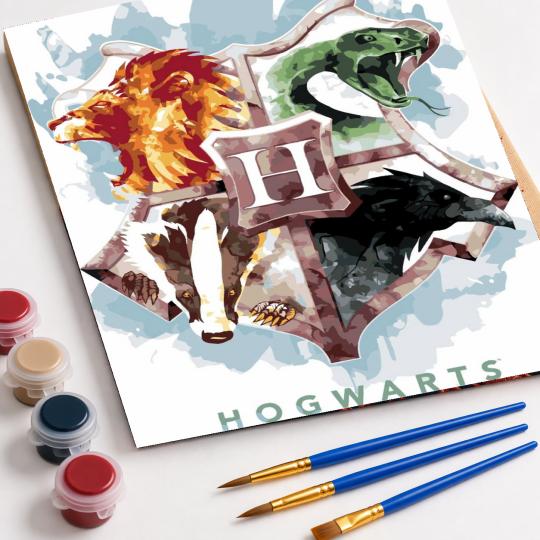 Paint by Numbers with Frame - School of Magic 40x50 cm, photo 4