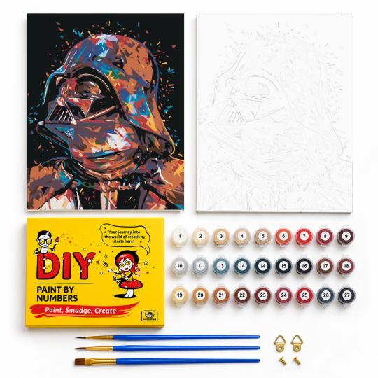 Paint by Numbers - Darth Vader Star Wars 40x50 cm, photo 2