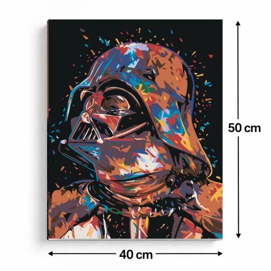 Paint by Numbers - Darth Vader Star Wars 40x50 cm, photo 3