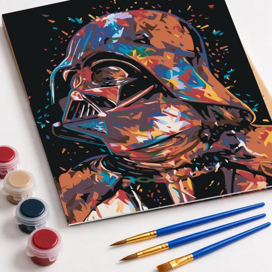 Paint by Numbers - Darth Vader Star Wars 40x50 cm, photo 4