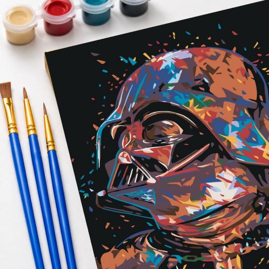Paint by Numbers - Darth Vader Star Wars 40x50 cm, photo 5