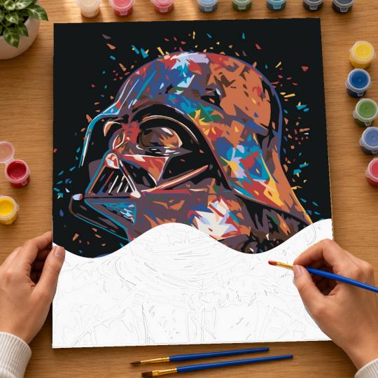 Paint by Numbers - Darth Vader Star Wars 40x50 cm, photo 6