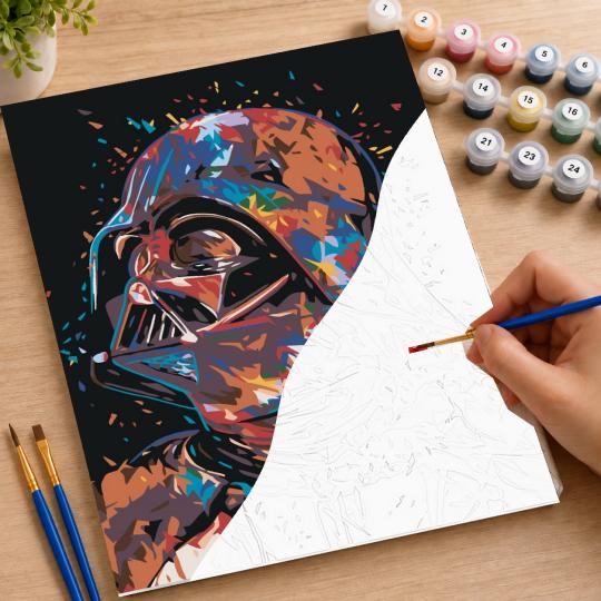 Paint by Numbers - Darth Vader Star Wars 40x50 cm, photo 7