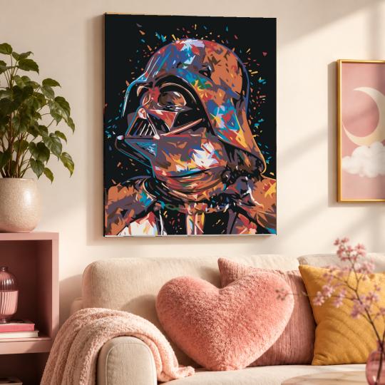 Paint by Numbers - Darth Vader Star Wars 40x50 cm, photo 9