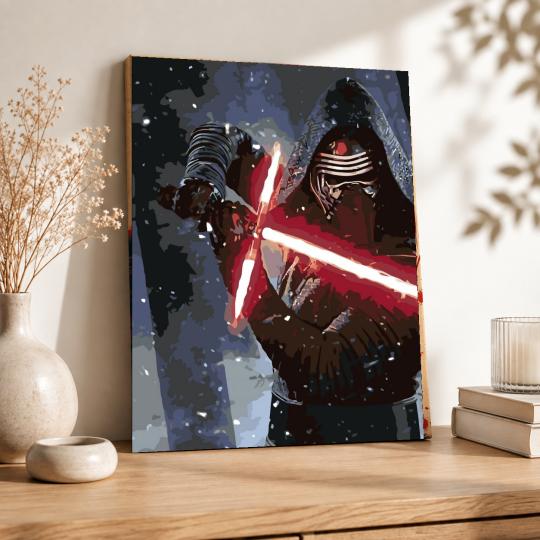 Paint by Numbers - Kylo Ren Star Wars 40x50 cm, photo 8