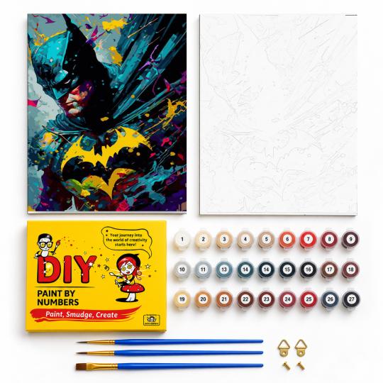 Paint by Numbers with Frame - Batman DC 40x50 cm, photo 2