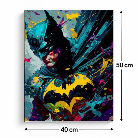 Paint by Numbers with Frame - Batman DC 40x50 cm, photo 3