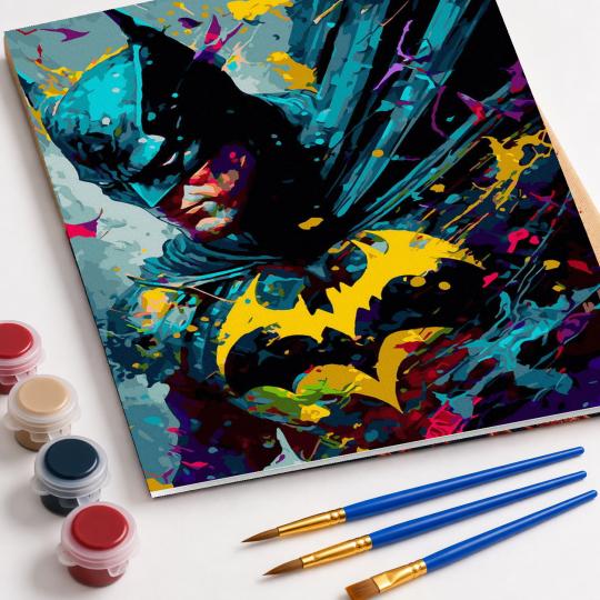 Paint by Numbers with Frame - Batman DC 40x50 cm, photo 4
