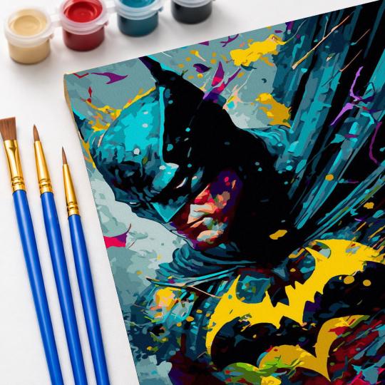 Paint by Numbers with Frame - Batman DC 40x50 cm, photo 5