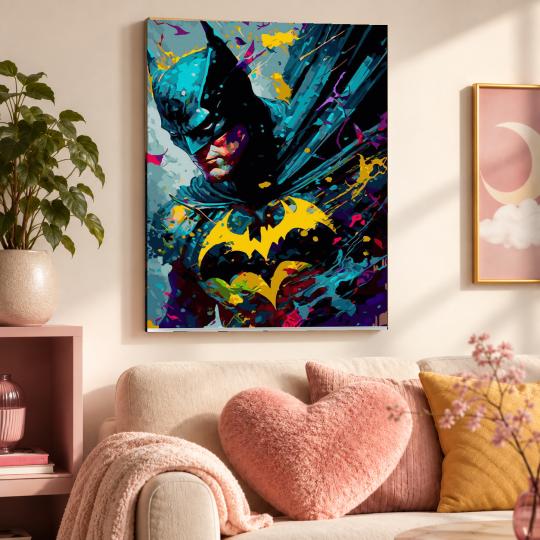 Paint by Numbers with Frame - Batman DC 40x50 cm, photo 9