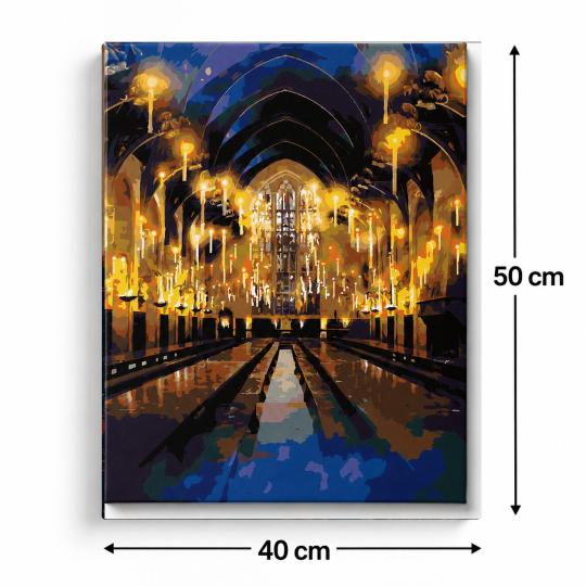 Paint by Numbers - Harry Potter Great Hall 40x50 cm, photo 3
