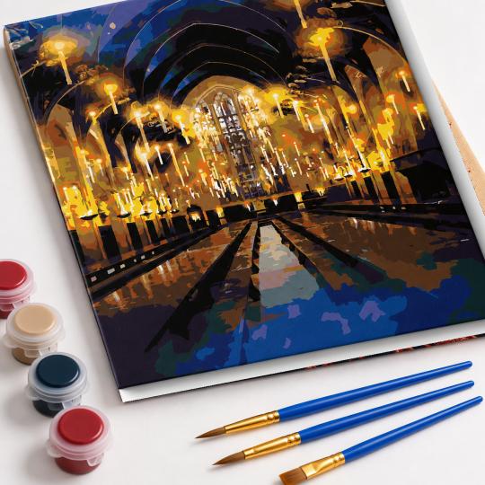 Paint by Numbers - Harry Potter Great Hall 40x50 cm, photo 4
