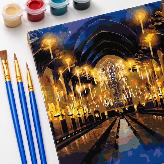 Paint by Numbers - Harry Potter Great Hall 40x50 cm, photo 5