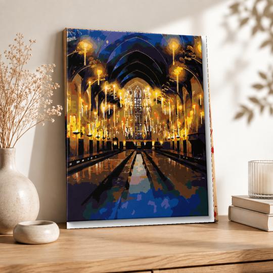 Paint by Numbers - Harry Potter Great Hall 40x50 cm, photo 8