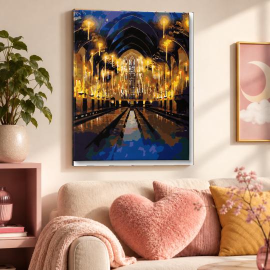 Paint by Numbers - Harry Potter Great Hall 40x50 cm, photo 9