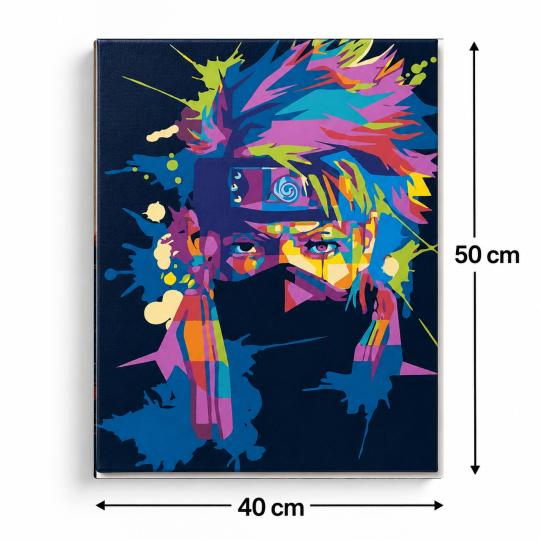 Paint by Numbers with Frame - Anime Naruto 40x50 cm, photo 3