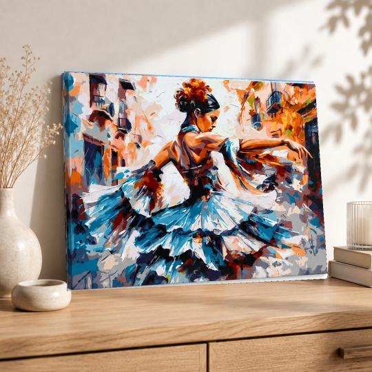 Paint by Numbers with Frame - Lady in Dance 50x40 cm, photo 8
