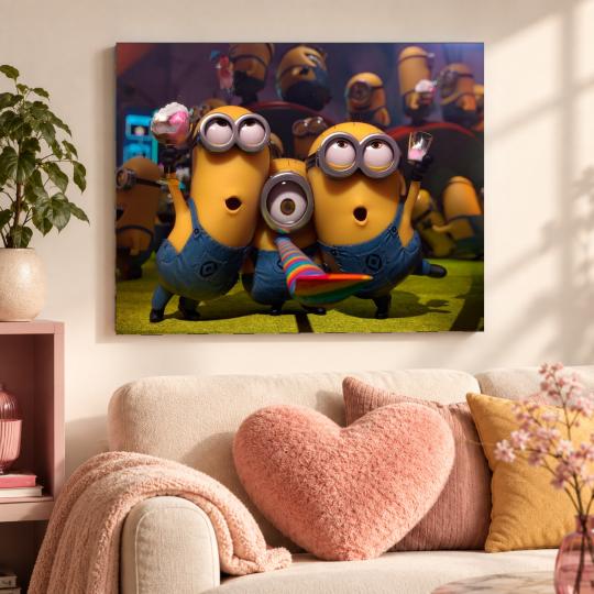 Paint by Numbers with Frame - Minions 50x40 cm, photo 9