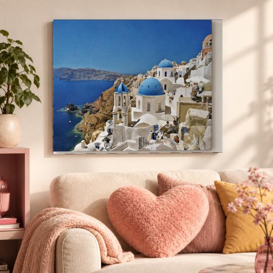 MALOWANIE PO NUMERACH Obrazy do malowania - Magiczne Santorini 50x40 cm, zdjęcie 9